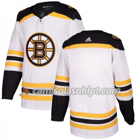 Camisola Boston Bruins Blank Adidas 2017-2018 Branco Authentic - Homem